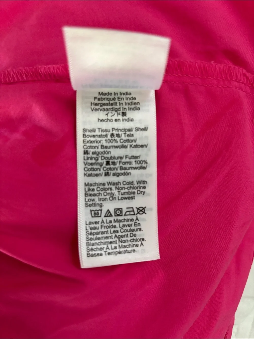 J. Crew Vibrant Pink Smocked Tiered Maxi Dress